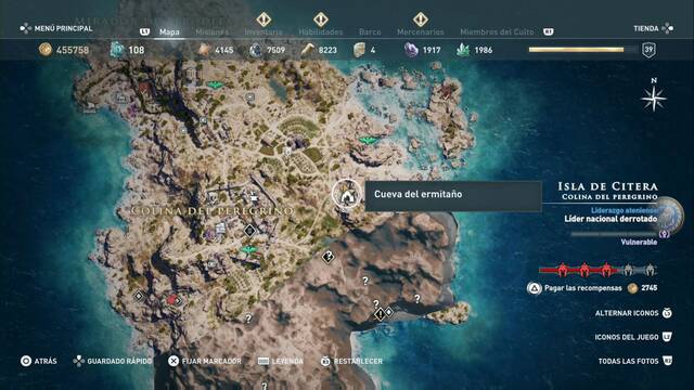 Isla De Citera En Assasin S Creed Odyssey Todas Las Ubicaciones