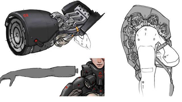 Ilustraciones 2012 Metal Gear Rising -