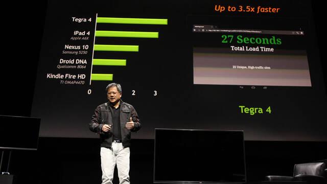 Project Shield 2 - El CEO de NVidia, comparando la potencia gráfica de Tegra 4