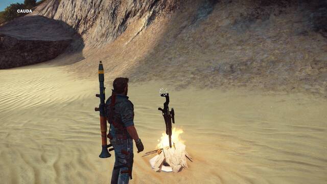 Just Cause 3 - La hoguera de Dark Souls -
