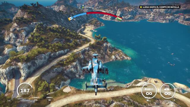 Just Cause 3 - Enredado en azul - 