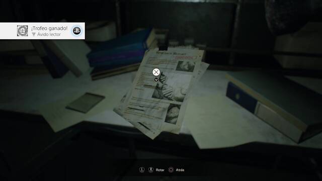 Resident Evil 7 Mina de sal - Lector