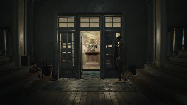 Resident Evil 7 M37 - Estatua