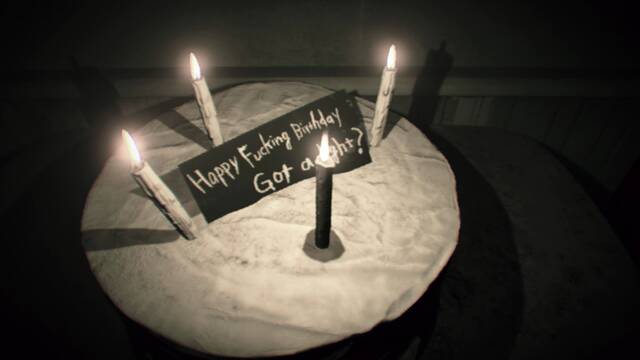 Resident Evil 7 Puzle del cumpleaos - Tarta