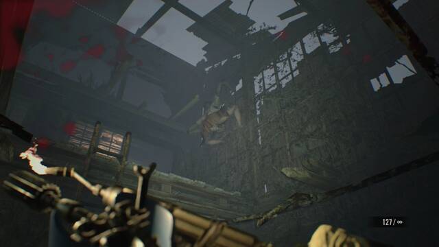 Resident Evil 7 derrotar a Marguerite (2) - Marguerite por las paredes