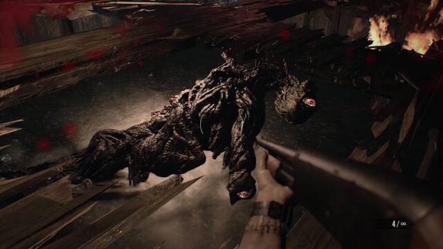 Resident Evil 7 derrotar a Jack (3) - Zona superior