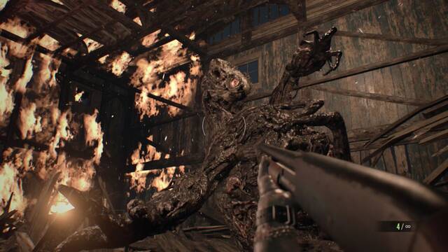 Resident Evil 7 derrotar a Jack (3) - Brazo levantado