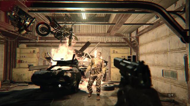 Resident Evil 7 derrotar a Jack (1) - Jack saliendo del coche