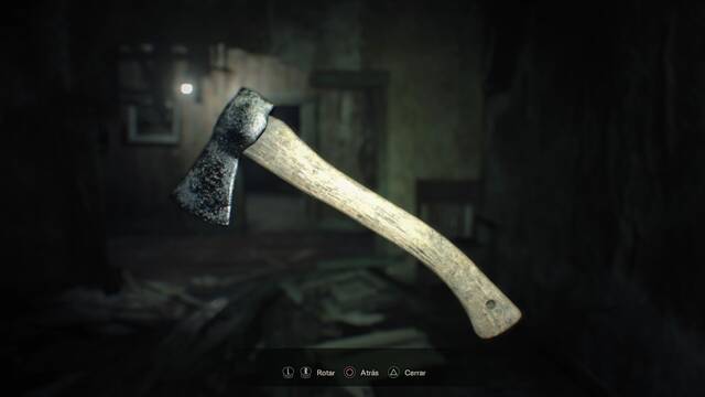 Hacha de Resident Evil 7 - 3