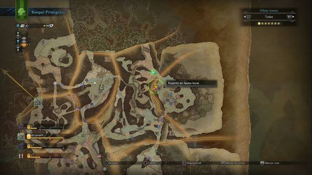 Monster Hunter World - Reconstruye el campamento del bosque - Experta en fauna local