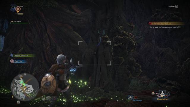 Monster Hunter World - Reconstruye el campamento del bosque - Pteryx Forestal