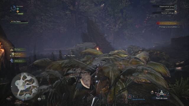 Monster Hunter World - El mejor tipo de misin - Distrae al monstruo con la Eslinga