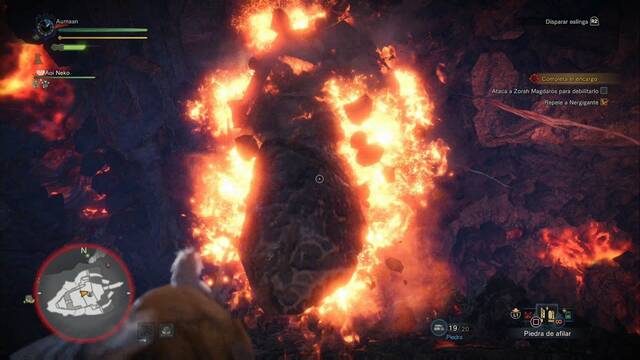 Monster Hunter World - Una tarea colosal - Puedes hacer que las estalactitas caigan sobre l