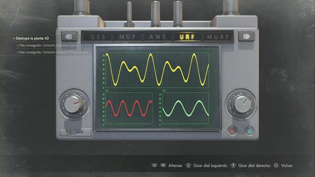Resident Evil 2 Remake - Solucin de las frecuencias del Modulador de seal - URF
