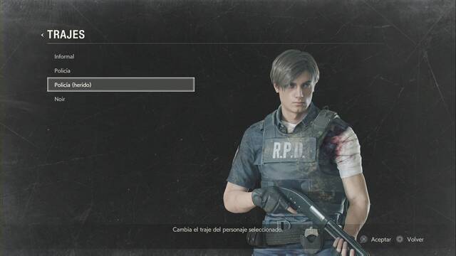 Resident Evil 2 Remake - Trajes de Leon - 