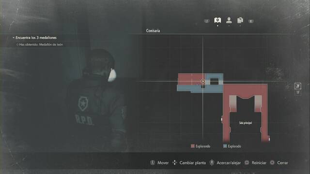 Resident Evil 2 Remake - Todos los coleccionables de la Comisara - Instrucciones de caja porttil