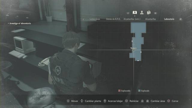 Resident Evil 2 Remake - Todos los coleccionables del Laboratorio de NEST - Registro de la sala de descanso