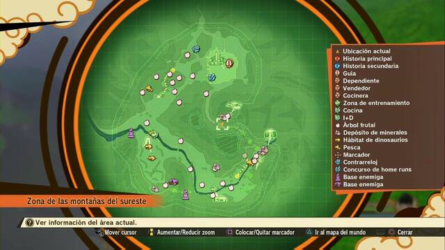 Dragon Ball Z: Kakarot - Kacchin de Casa de Son Goku, Escondite de Yamcha y Satan City (Zona de las montañas del sureste - Kacchin de nivel 60