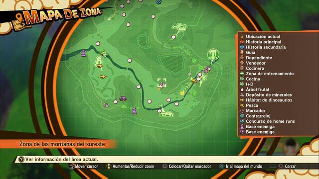 Dragon Ball Z: Kakarot - Kacchin de Casa de Son Goku, Escondite de Yamcha y Satan City (Zona de las montañas del sureste - Kacchin de nivel 15