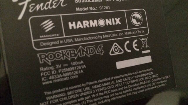 Los instrumentos de Rock Band 4 - 