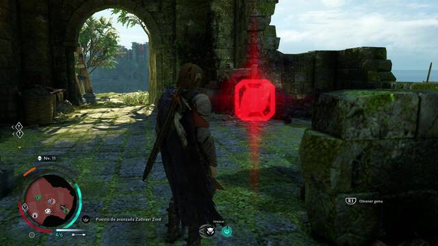 Sombras de Guerra Sistema de GEmas - 