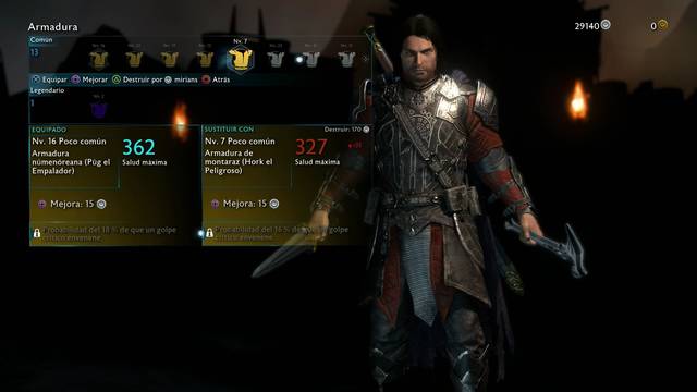 Sombras de Guerra Conseguir Mirians - Desbloquear poderes en el equipamiento