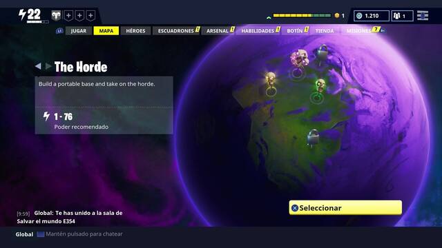 Fortnite - Se arm la horda - Modo Se arm la horda