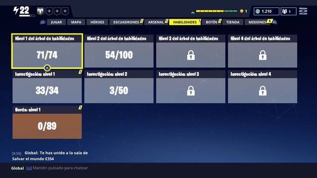 Fortnite - Se arm la horda - Habilidades del modo Se arm la horda
