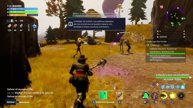 Fortnite - Se arm la horda - Matar enemigos