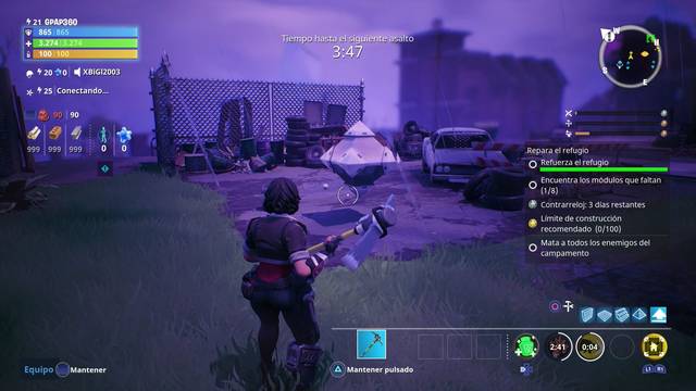 Fortnite - Repara el refugio - Alijo