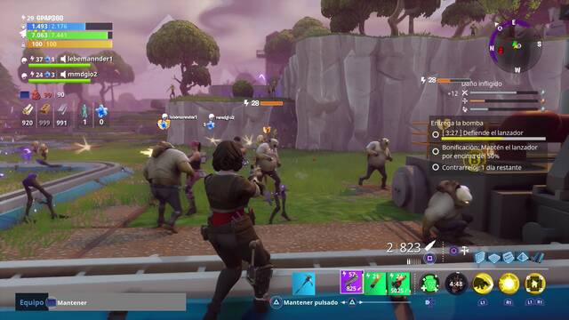 Fortnite - Entrega la bomba - Proteger la bomba