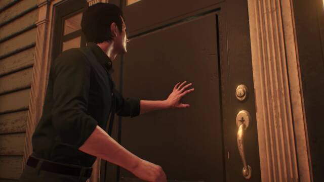 The Evil Within 2 - En las llamas - Examinar la puerta principal