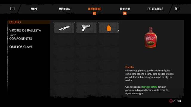 The Evil Within 2 - Objetos: Botella - 