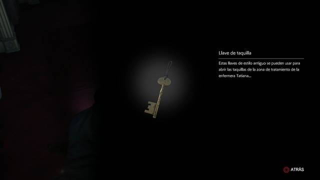 The Evil Within 2 - Resonancias - Llave de taquilla 1