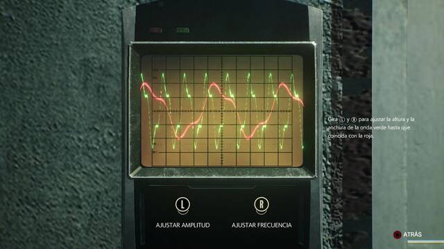 The Evil Within 2 - Resonancias - Panel del puzle con lneas distorsionadas