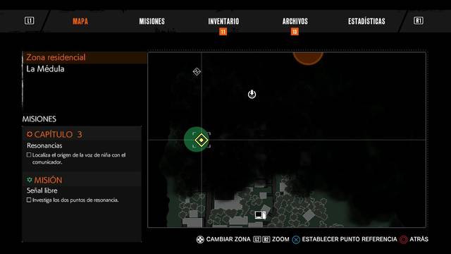 The Evil Within 2 - Resonancias - Marcar el punto verde