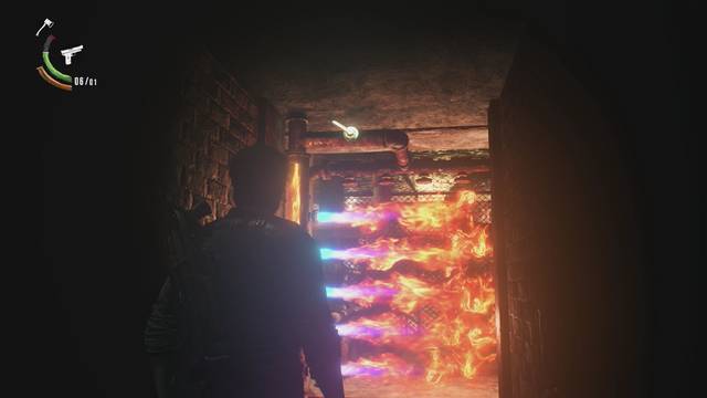 The Evil Within 2 - Quemar el altar - Palanca de las trampas de fuego