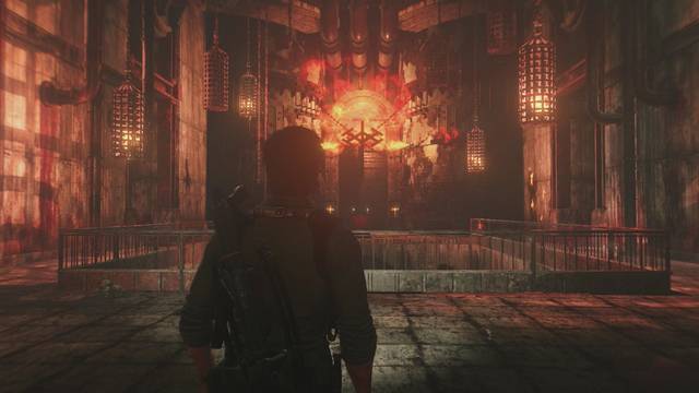 The Evil Within 2 - Quemar el altar - Sala del trono