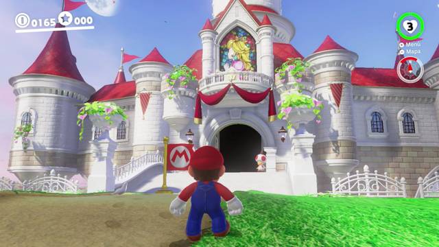 Super Mario Odyssey - Conseguir a Yoshi - Castillo de Peach