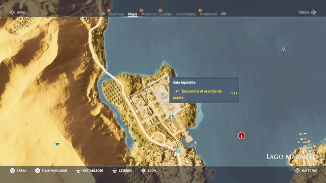 Assassin Creed Origins - Papiros - Tierras frtiles - Tierras frtiles 1   Papiro