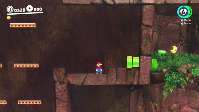 Super Mario Odyssey - Reino de las Cataratas Cueva del abismo - Energiluna 17