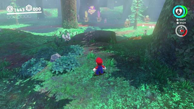 Super Mario Odyssey - Reino Arbolado - Energiluna 7 - Piedras