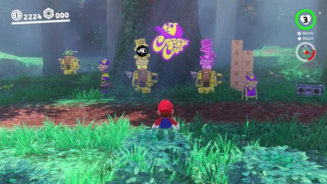 Super Mario Odyssey - Reino Arbolado - Energiluna 23 - Tienda