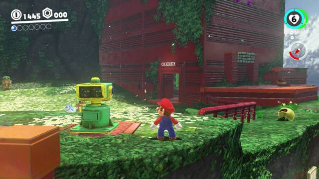 Super Mario Odyssey - Reino Arbolado - Energiluna 13 - Camino a seguir