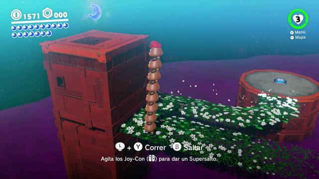 Super Mario Odyssey - Reino Arbolado - Energilunas 43 y 44 - Energiluna 44