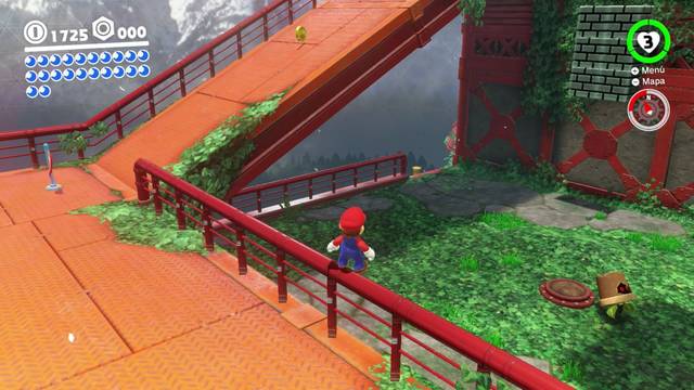 Super Mario Odyssey - Reino Arbolado - Energiluna 14 - Camino secundario