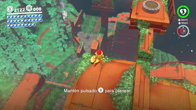 Super Mario Odyssey - Reino Arbolado - Energiluna 18 - Bulbo