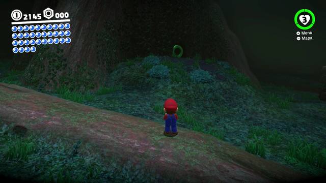 Super Mario Odyssey - Reino Arbolado - Energiluna 35 - Tubería en el árbol