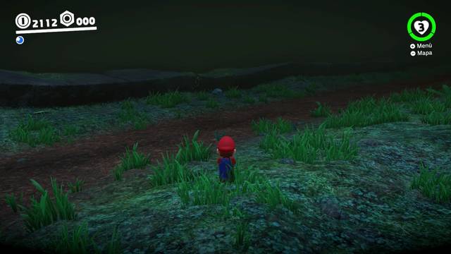 Super Mario Odyssey - Reino Arbolado - Energiluna 28 - Piedra en el borde