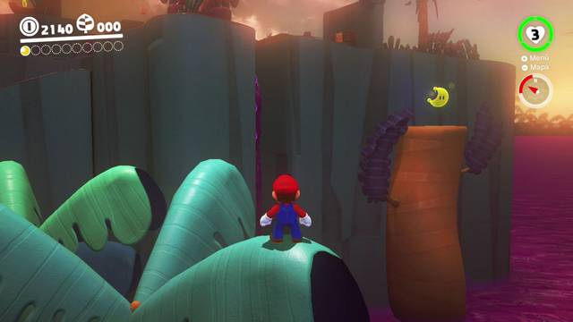 Super Mario Odyssey - Reino Perdido - Energiluna 2